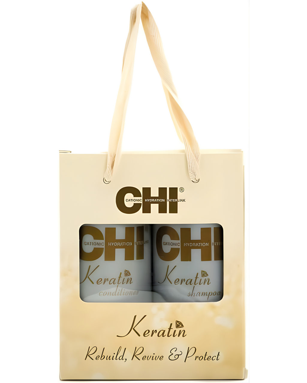 CHI Kit Keratin - Shampoo 355ml + Conditioner 355 ml