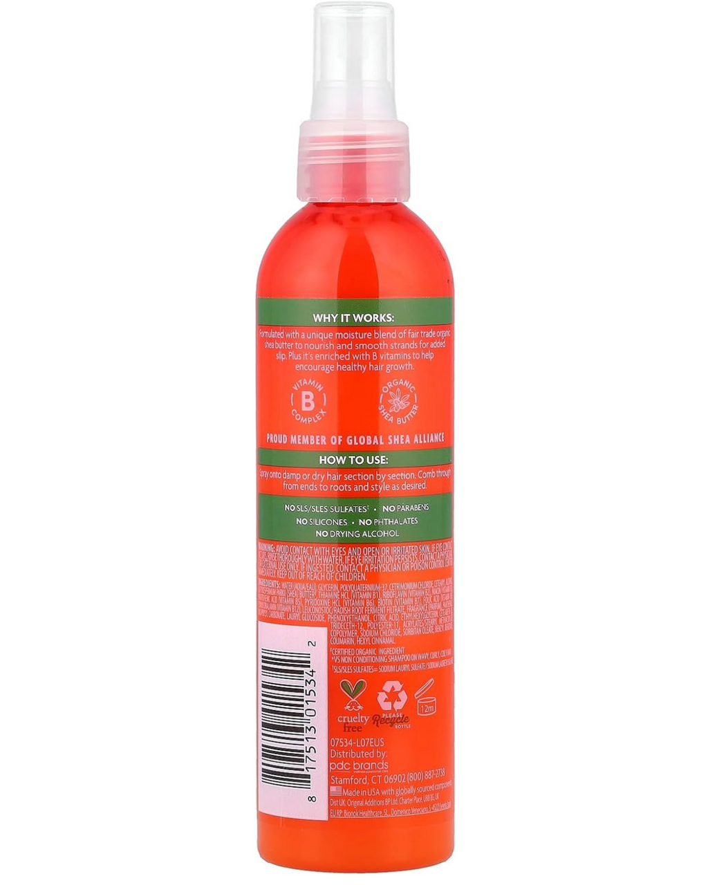 Cantu Shea Butter For Natural Hair Coil Calm Detangler