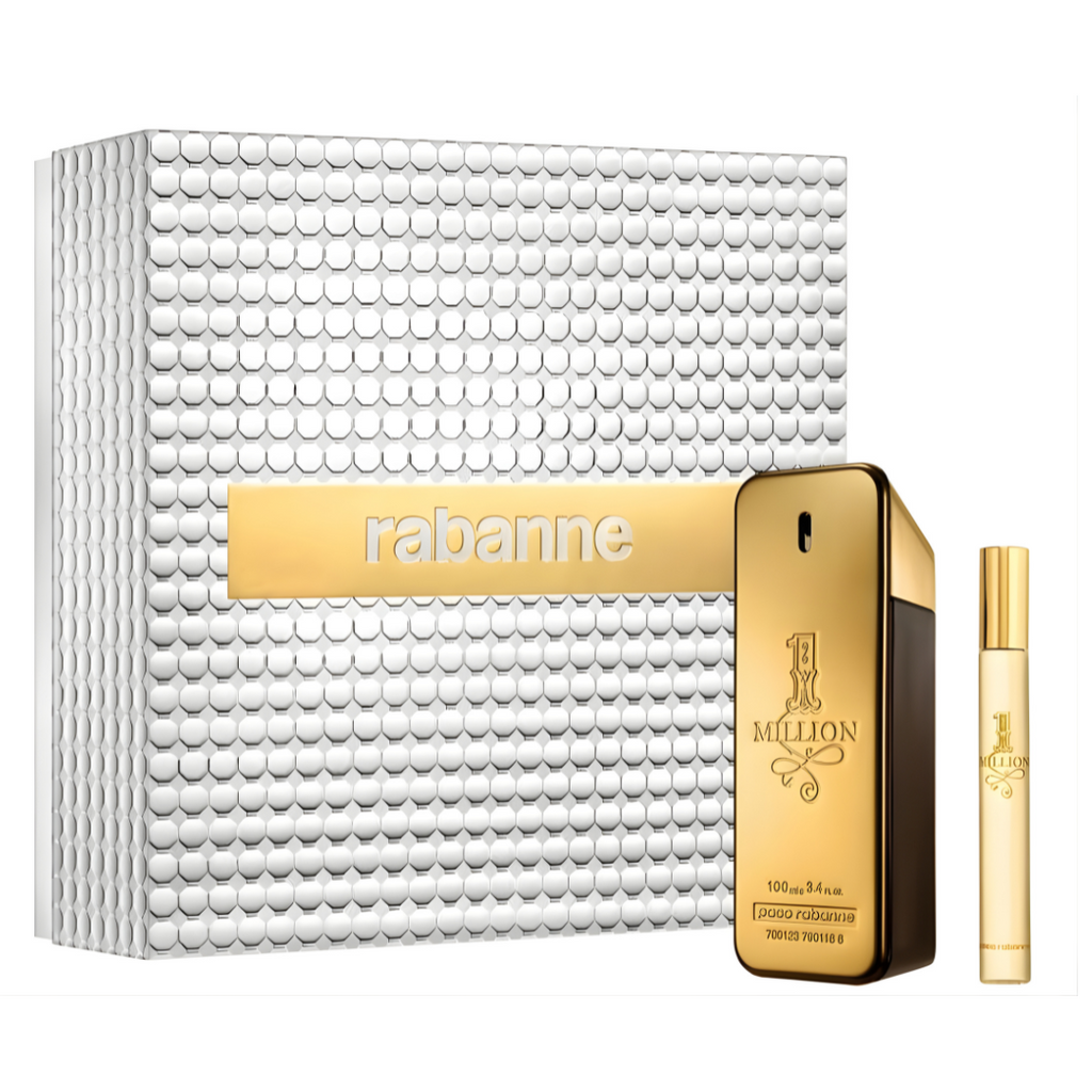 Paco Rabanne One Million Gift Set - 50ml + Travel Size 10ml For Men