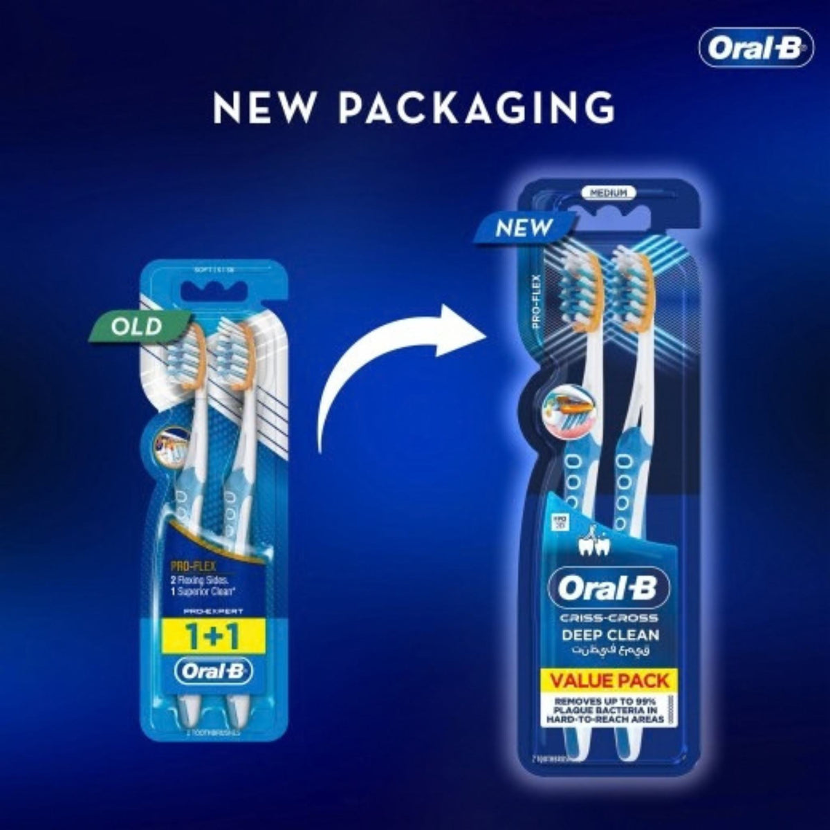 Oral-B Pro-Expert Pro-Flex Toothbrush - Soft 38 - Set of 2