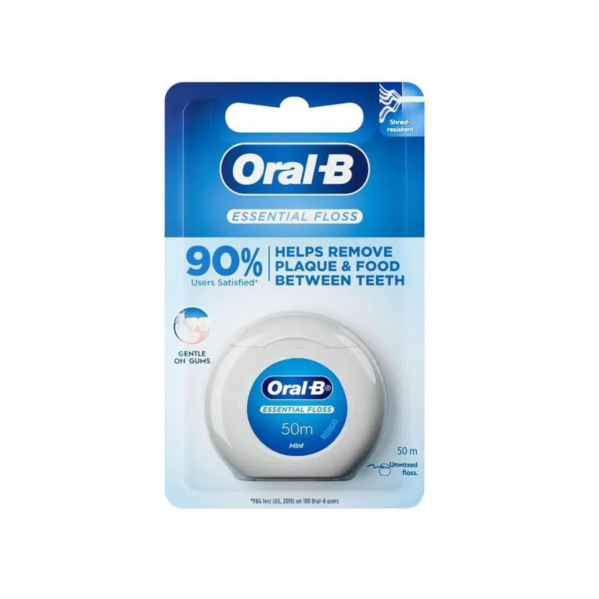 Essential Waxed Shred Resistant Dental Floss Mint - Dental Floss