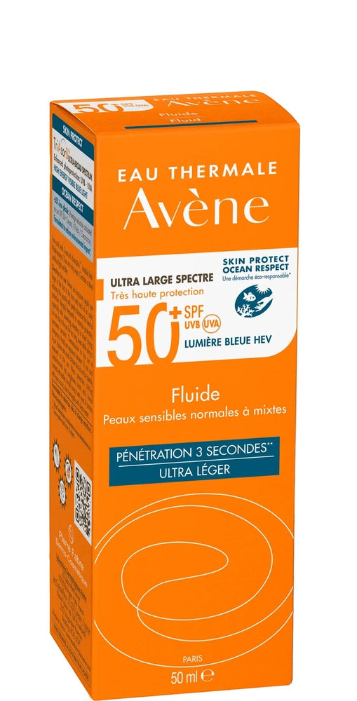 Eau Thermale High Protection Sun Block Fluid Spf 50+