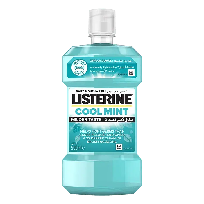 Listerine Cool Mint Milder Taste Mouth Wash