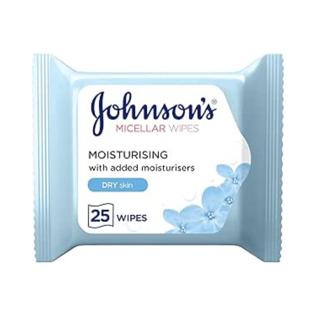 Johnsons Moisturizing Micellar Wet Wipes 25 Wipes