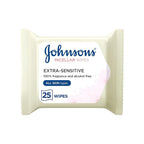 Johnsons Extra Sensitive Micellar Wet Wipes 25 Wipes