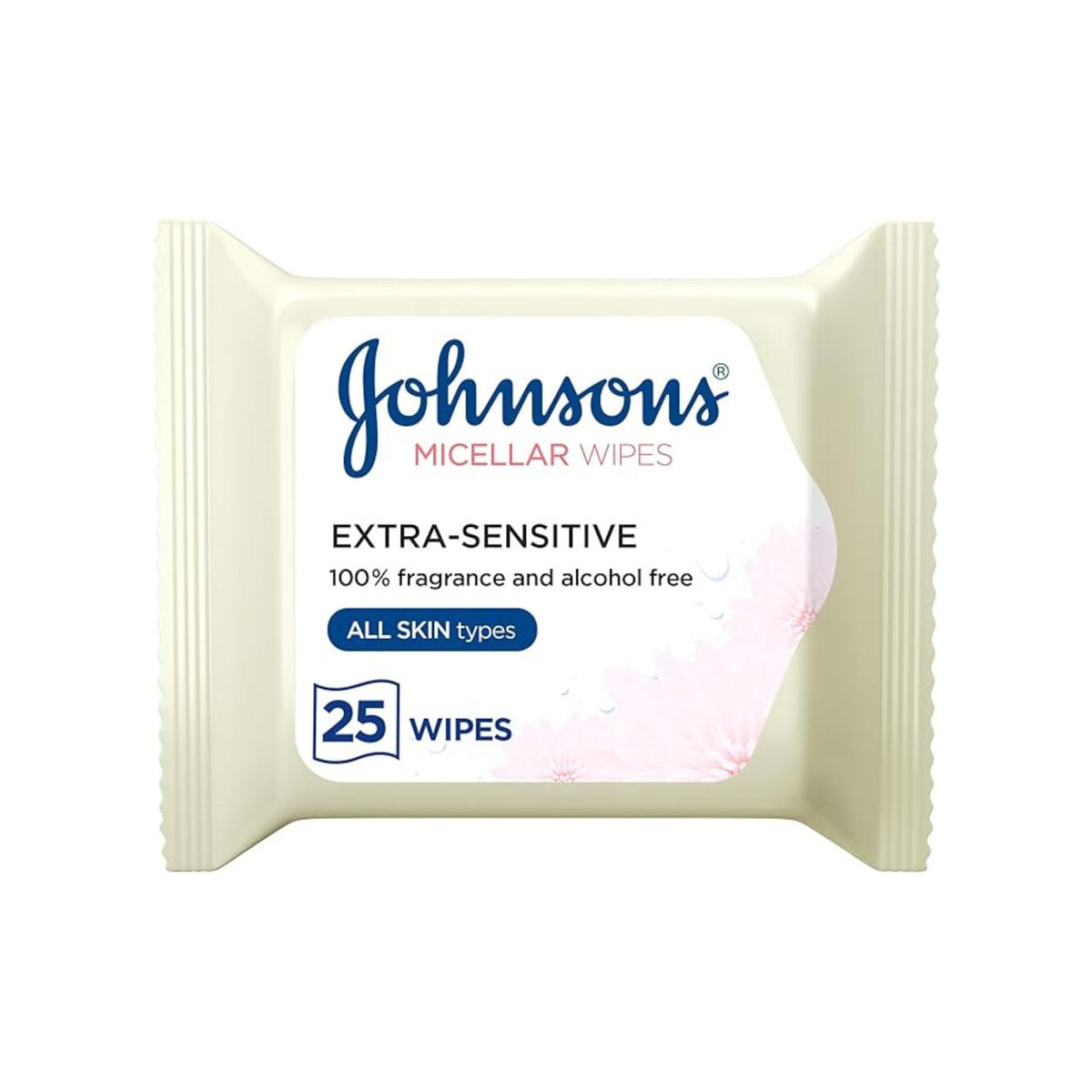 Johnsons Extra Sensitive Micellar Wet Wipes 25 Wipes