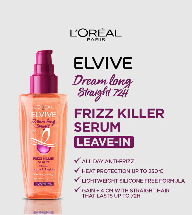 L'Oreal Paris Elvive Dream Long Straight Frizz Killer Serum