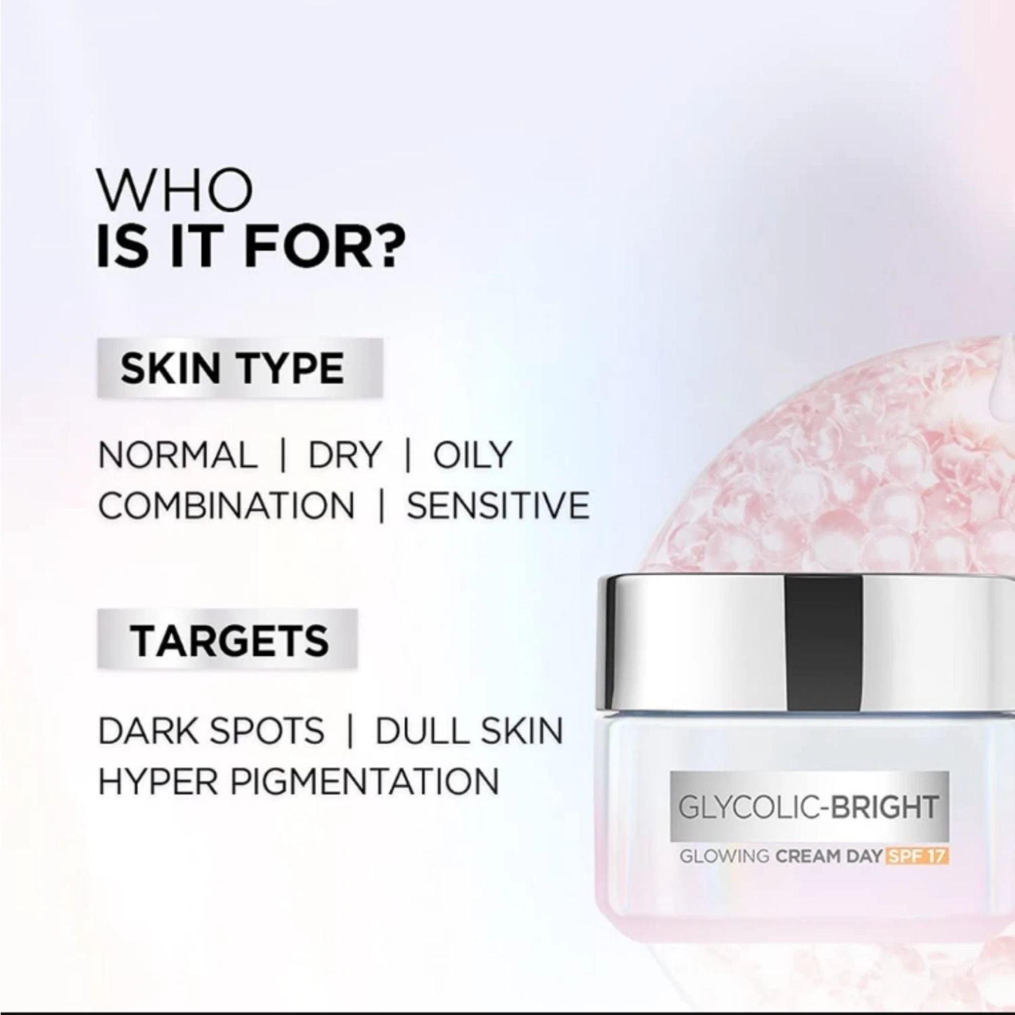 L'Oreal Paris Glycolic Bright Day Cream Spf 30