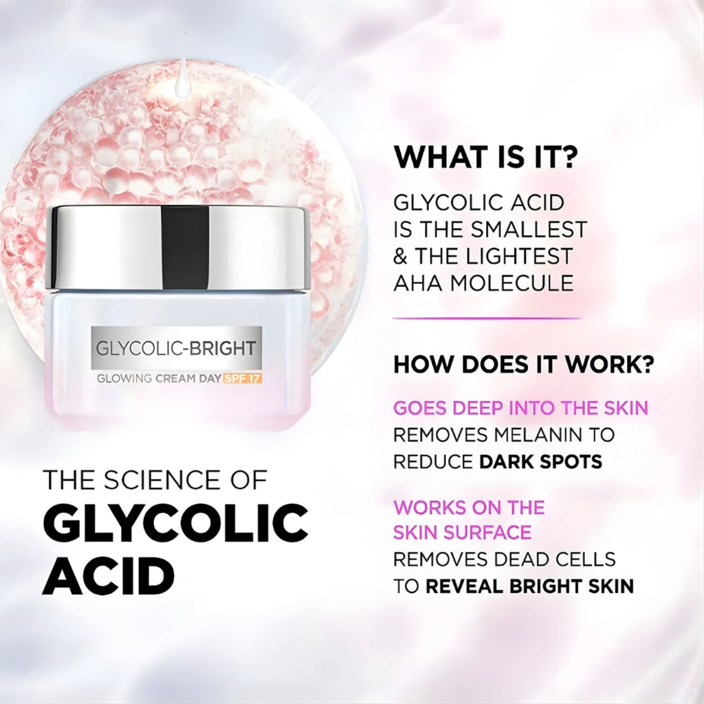 L'Oreal Paris Glycolic Bright Day Cream Spf 30