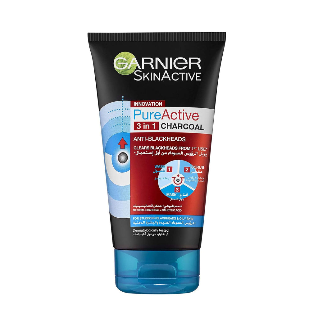 Garnier Pure Active Charcoal 3-in-1 Facial Cleanser