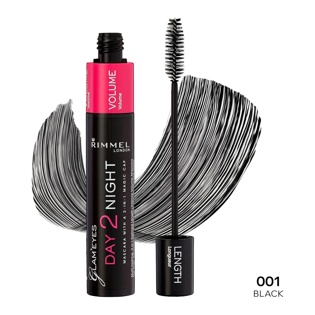 Rimmel Day 2 Night Mascara + Scandaleyes Auto Eye Definer Intense Black Set