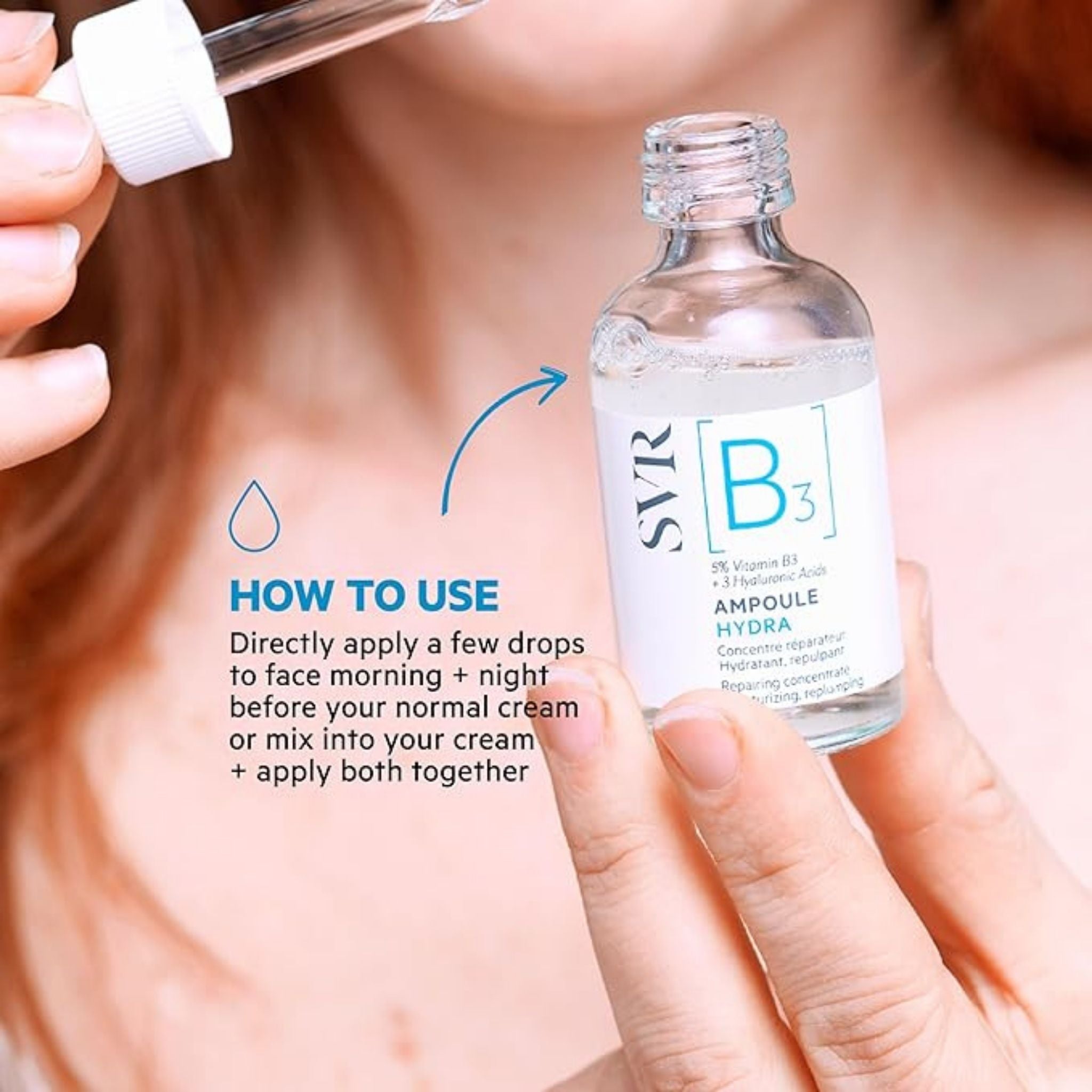SVR Ampoule Hydra Vitamin B3 - Hydrating Serum Ampoule