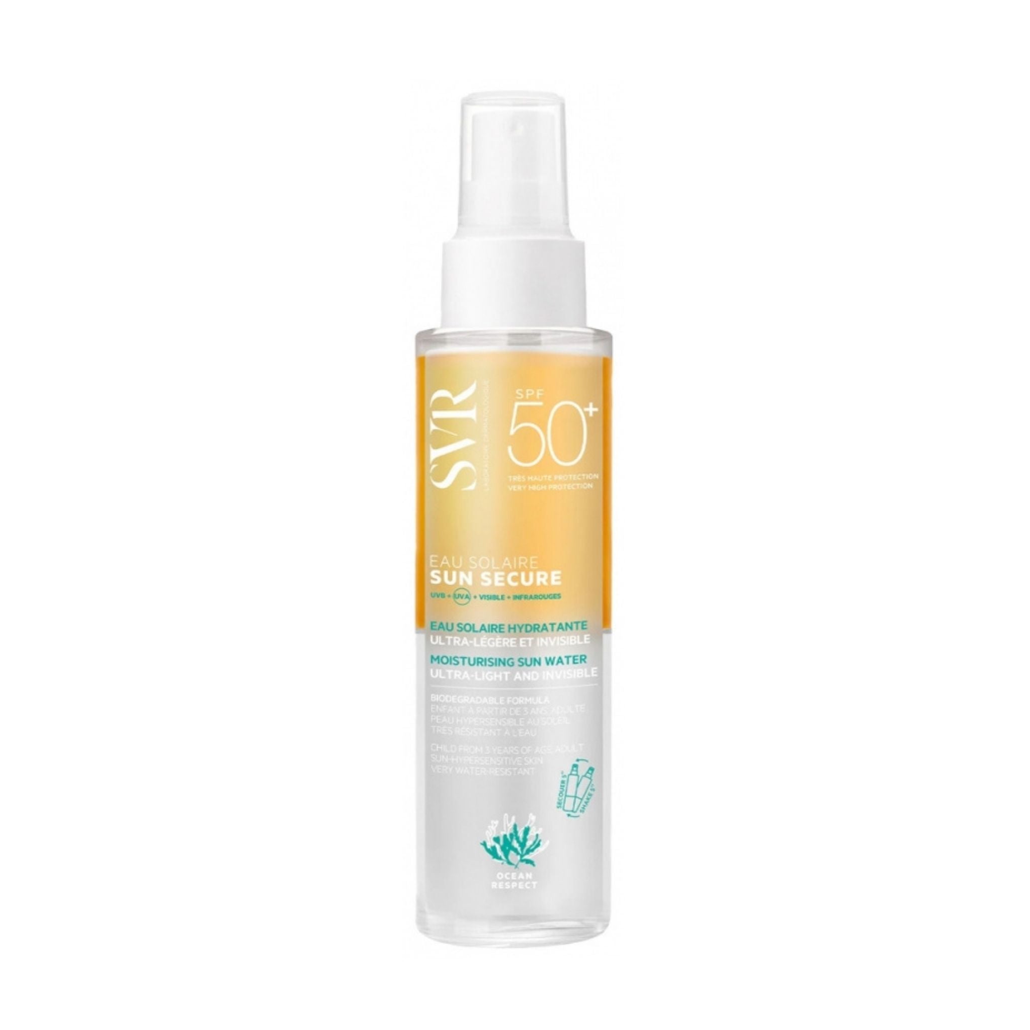 SVR Sun Secure Eau Solaire SPF 50+