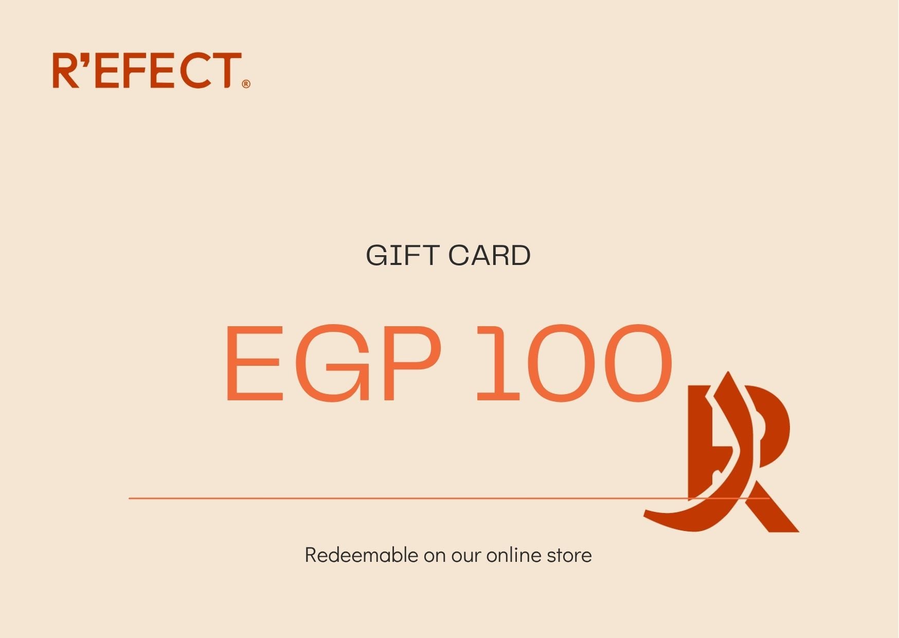 Refeact Beauty Gift Card Secondary image