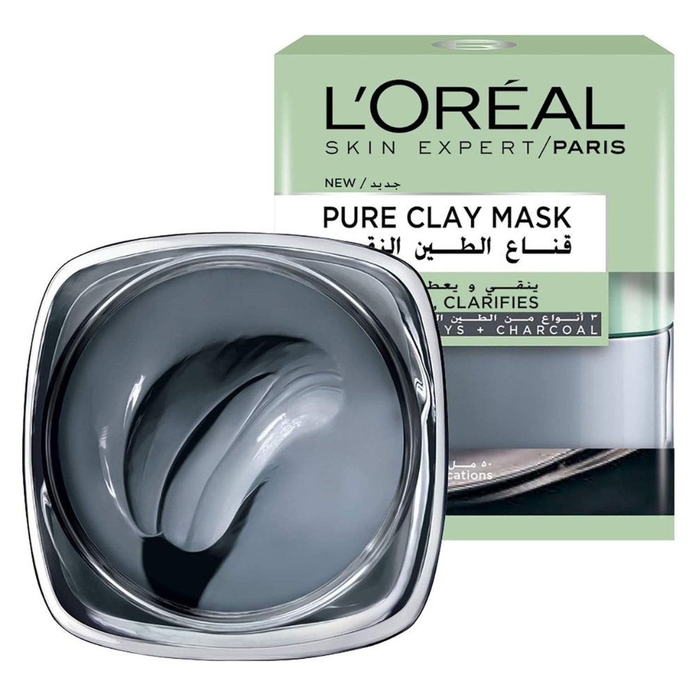 L'oreal Paris Pure Clay - Charcoal Detoxifies and Clarifies Mask