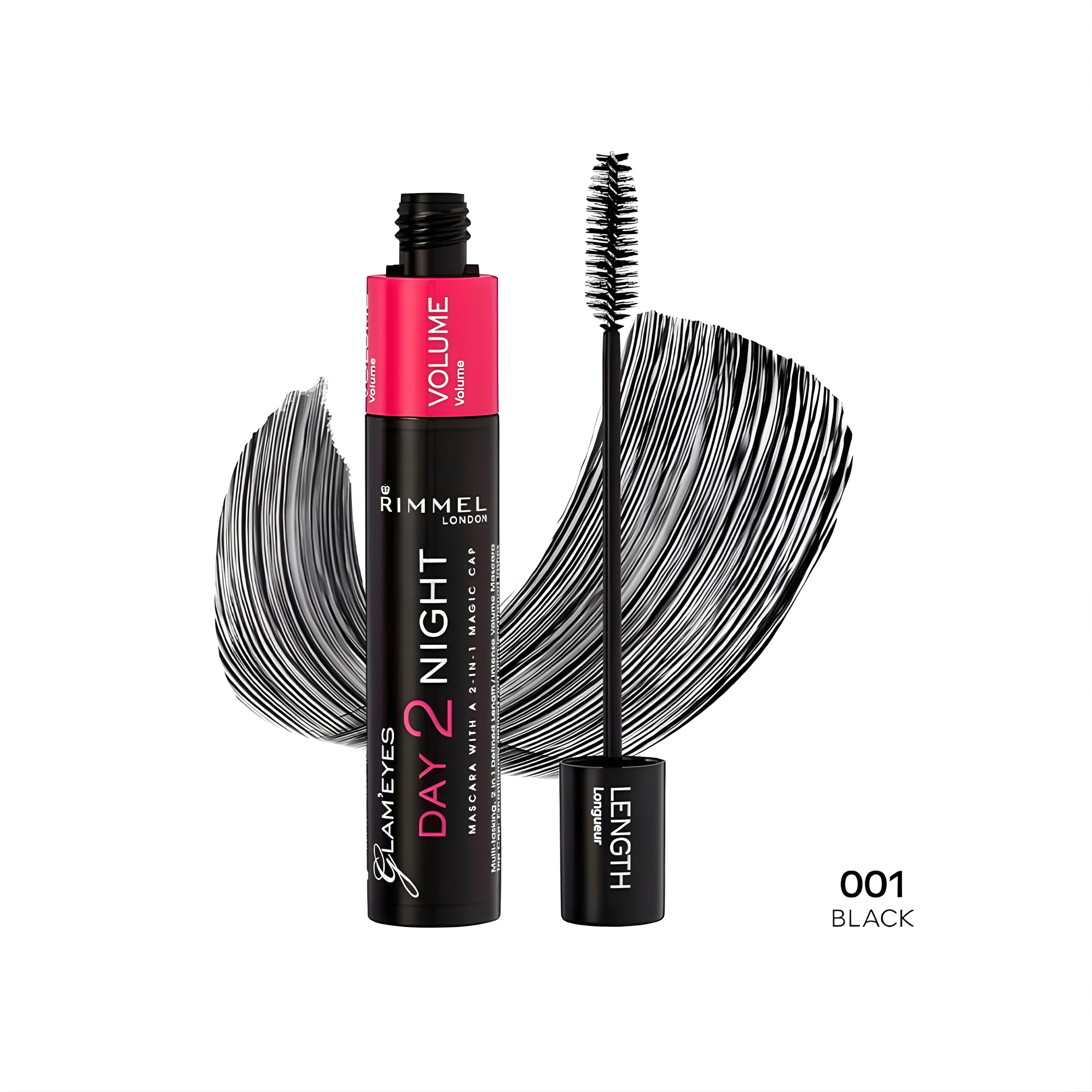 Rimmel Day 2 Night Mascara + Scandaleyes Auto Eye Definer Intense Black Set