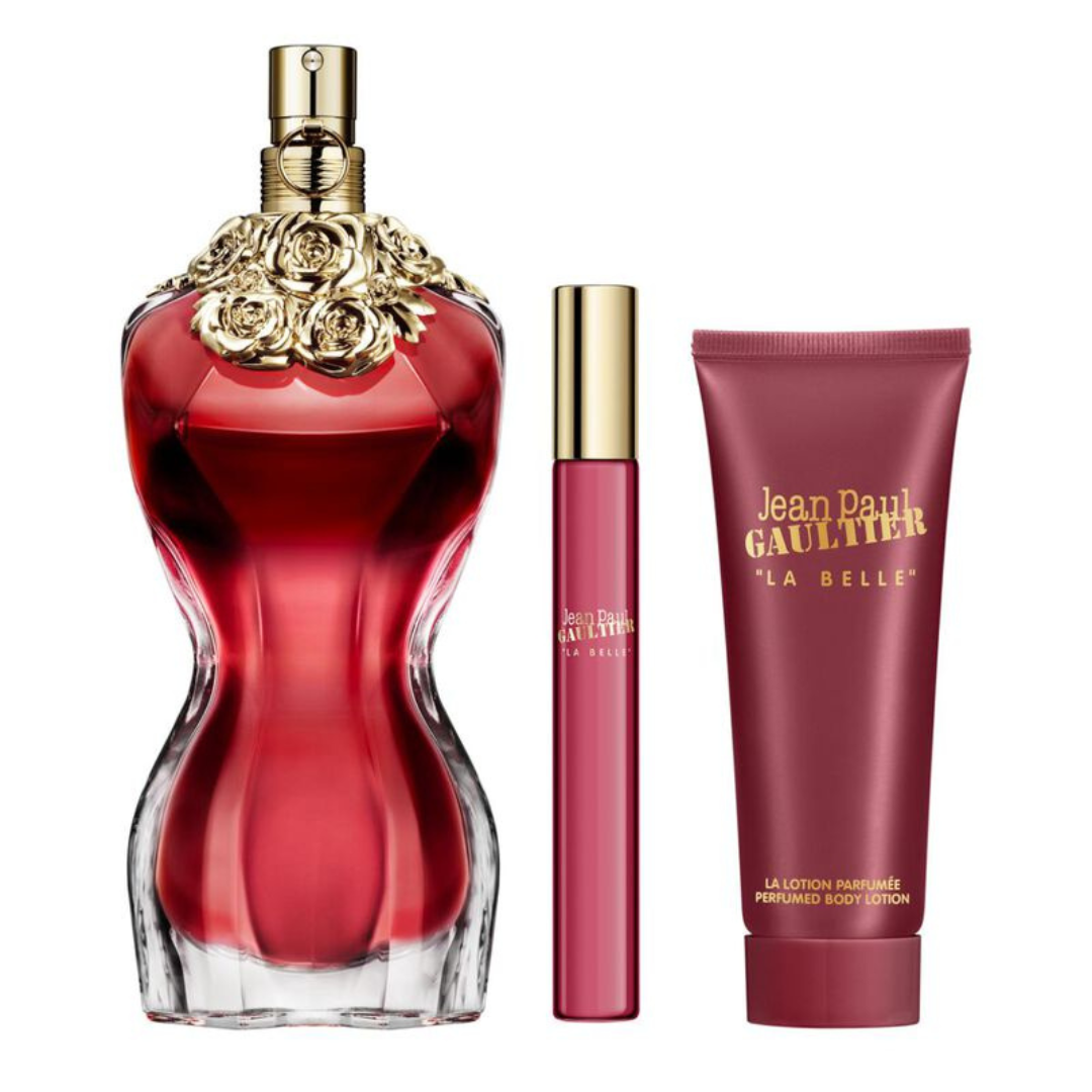 La Belle Gift Set - Perfume EDP 100ml + Body Lotion 75ml + Travel Size 10ml