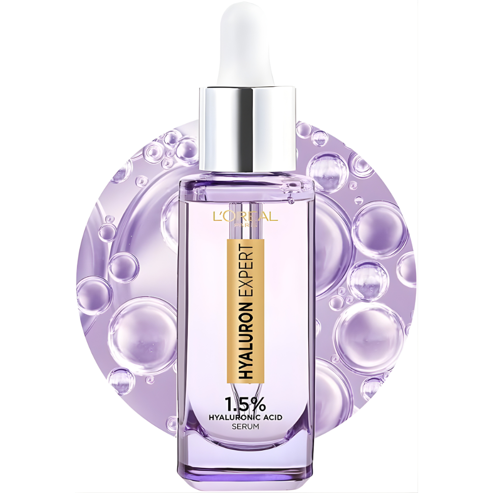 L'oreal Hyaluron Expert Face Serum 30ml + Hyaluron Expert 24H Replumping Moisturizing Tissue Mask