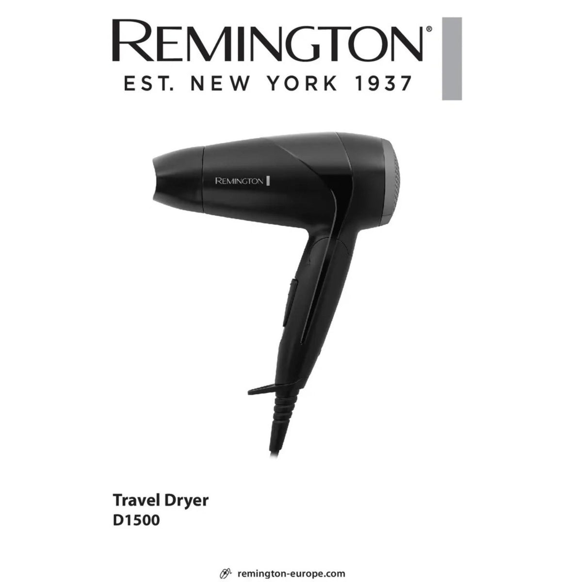 Remington On The Go Compact Dryer - 2000W D1500