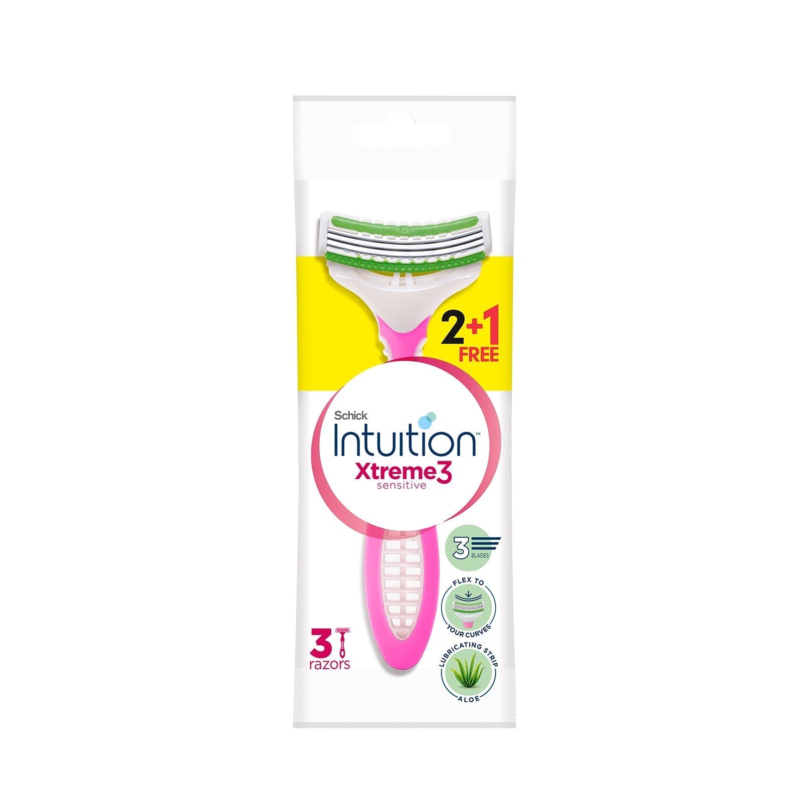 Schick Intuition Xtrem 3 Sensitive 3 Piece For Women Main image
