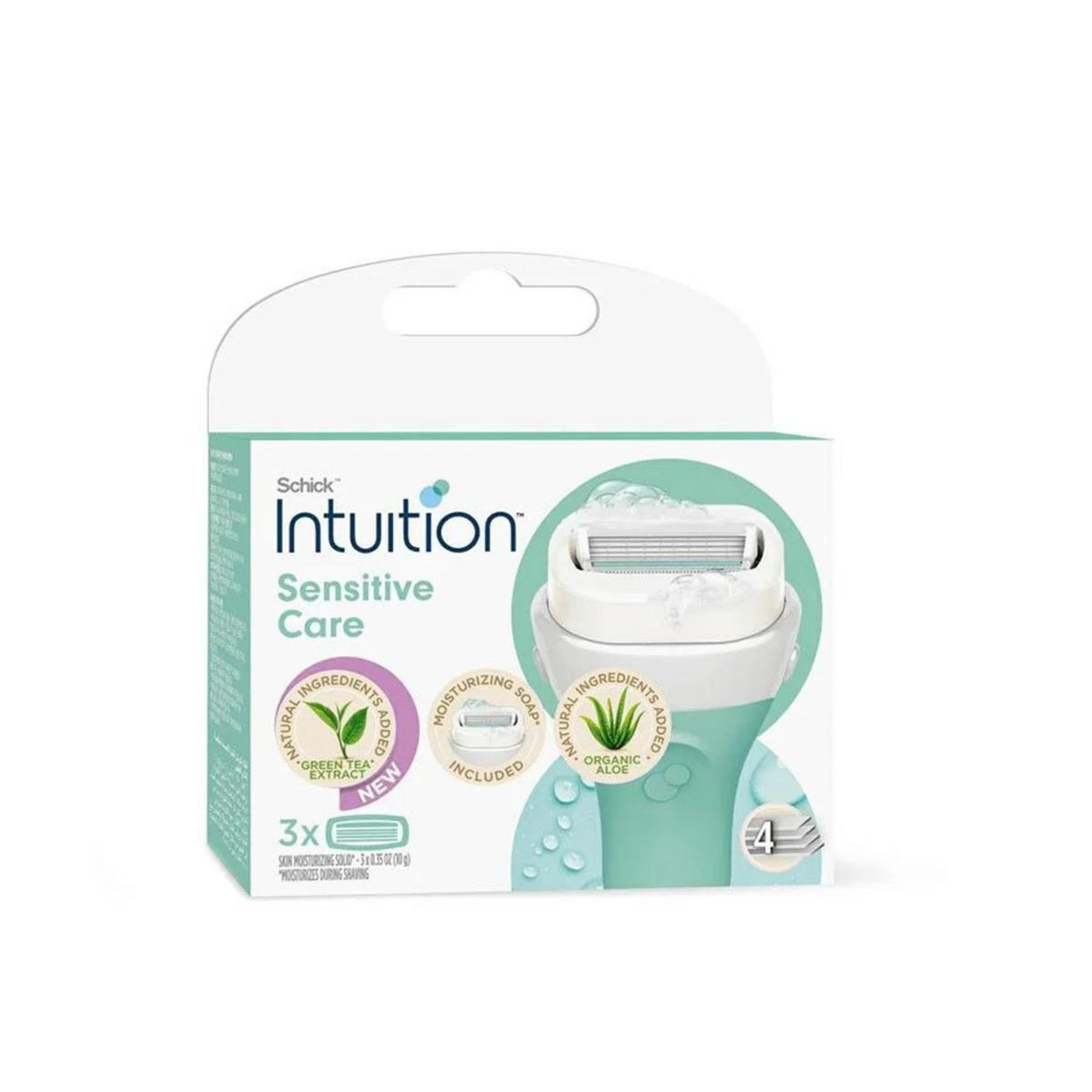 Schick Intuition Sensitive 4 Blades 3 Pieces For Women