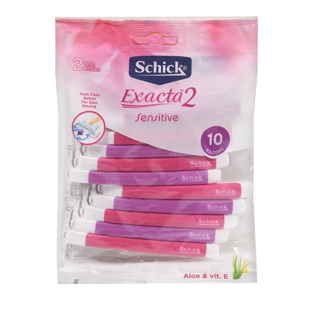 Schick Intuition Exacta 2 Blades 10 Razors For Women Main image