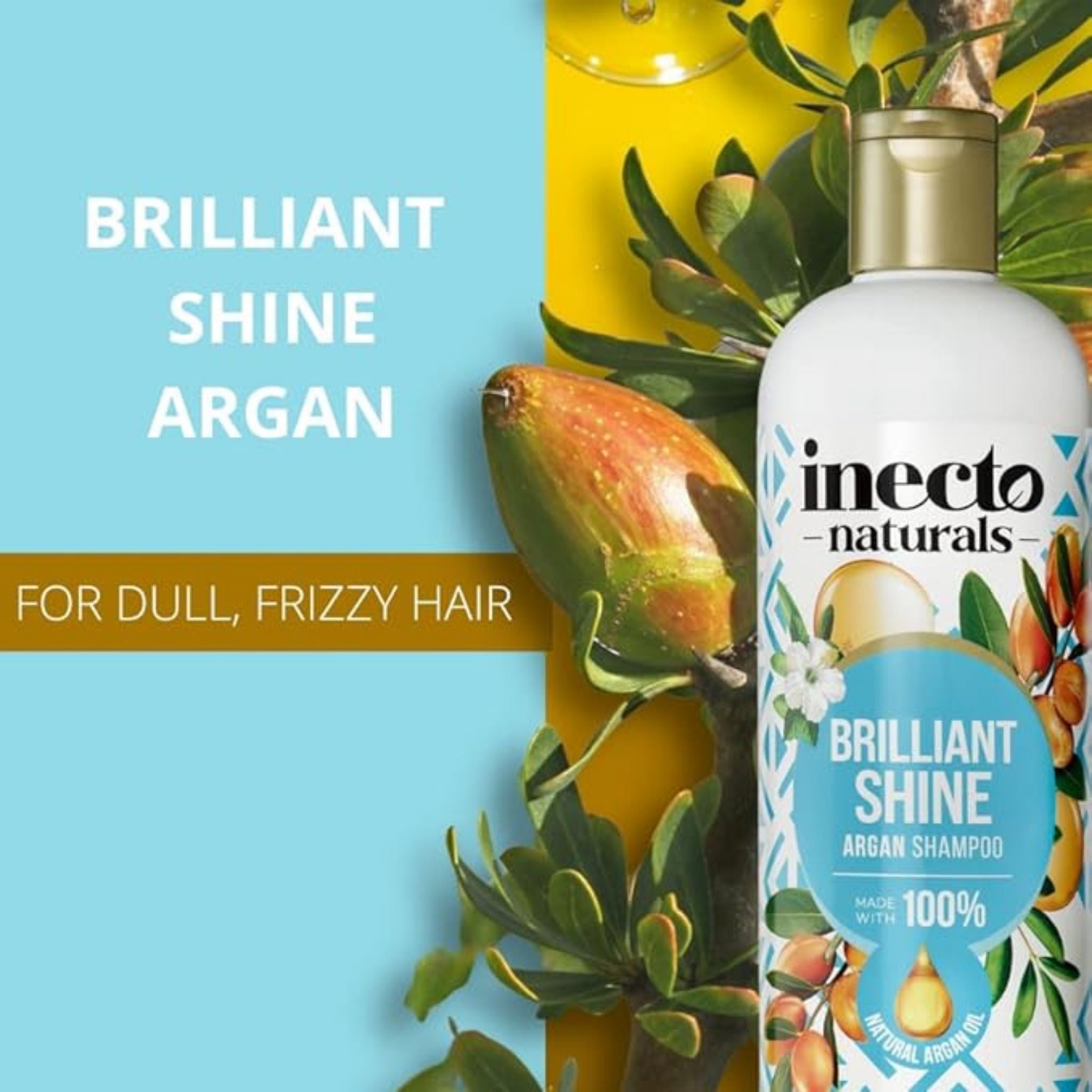 Inecto Naturals Brilliant Shine Argan Shampoo - Shampoo