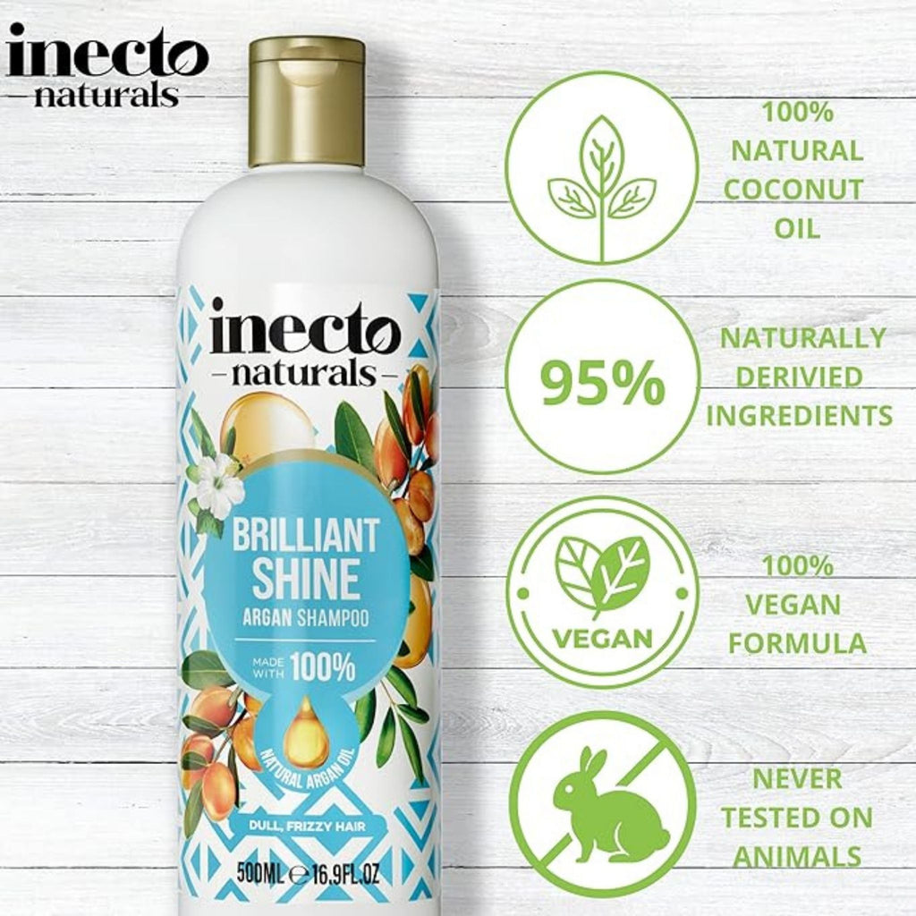 Inecto Naturals Brilliant Shine Argan Shampoo - Shampoo
