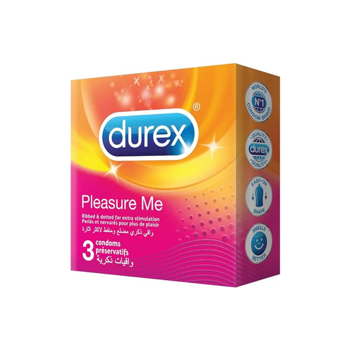 Pleasure Me Condom - Pack of 3