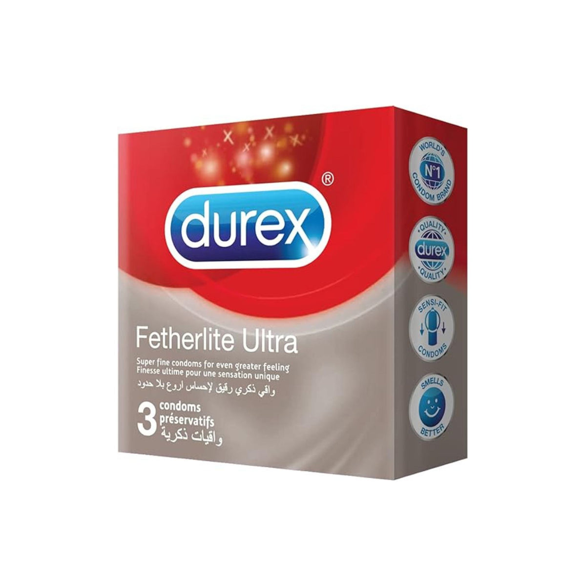 Durex Fetherlite Ultra Condom - Pack Of 3