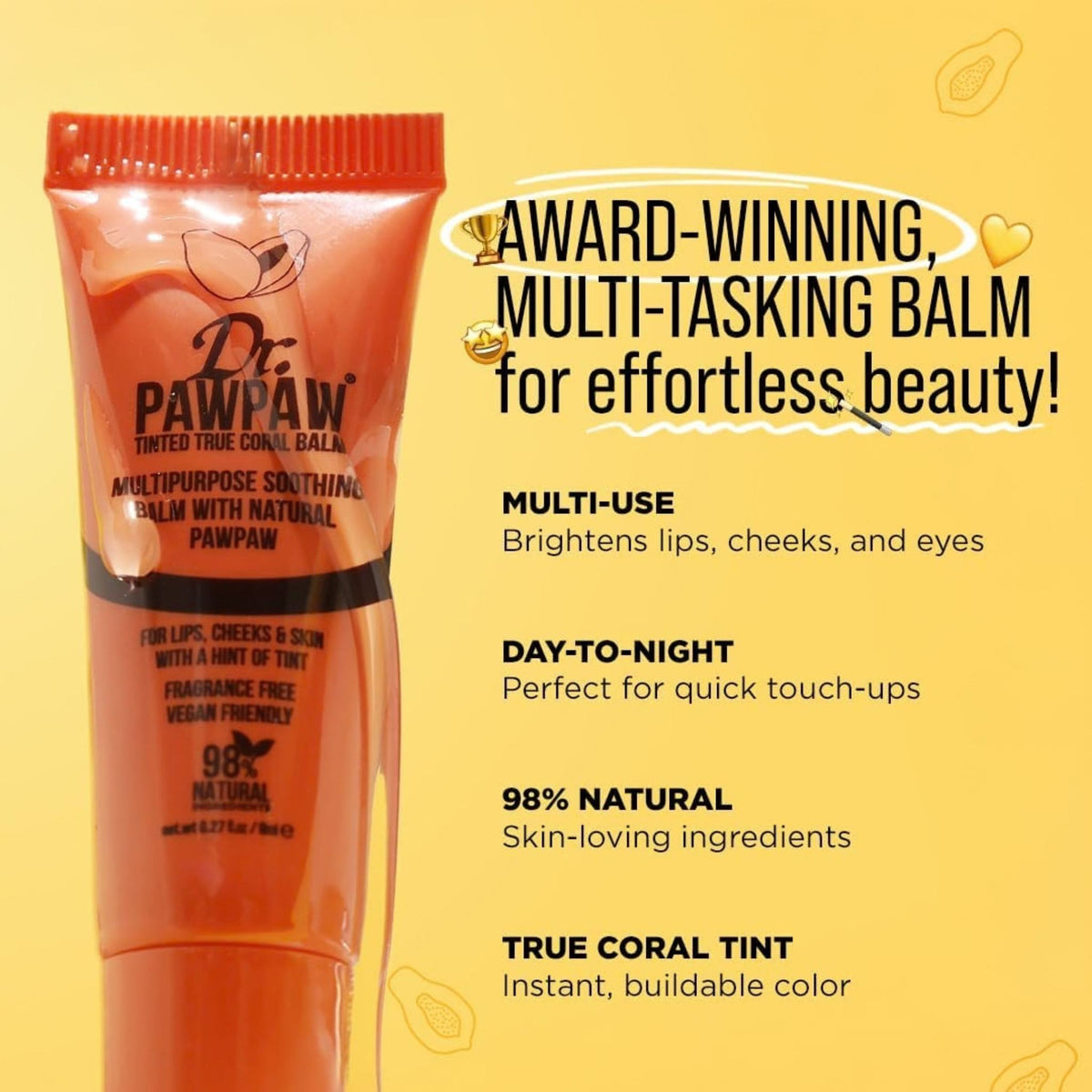 Dr.Pawpaw Tinted True Coral Balm - Tinted Balm