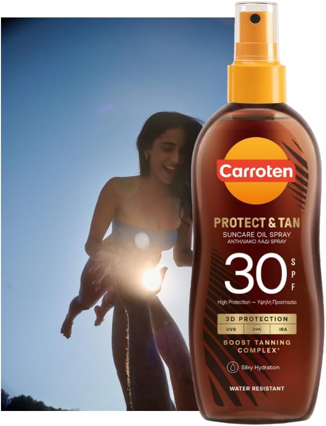 Carroten Suncare Protect & Tan Oil Spray Spf 30