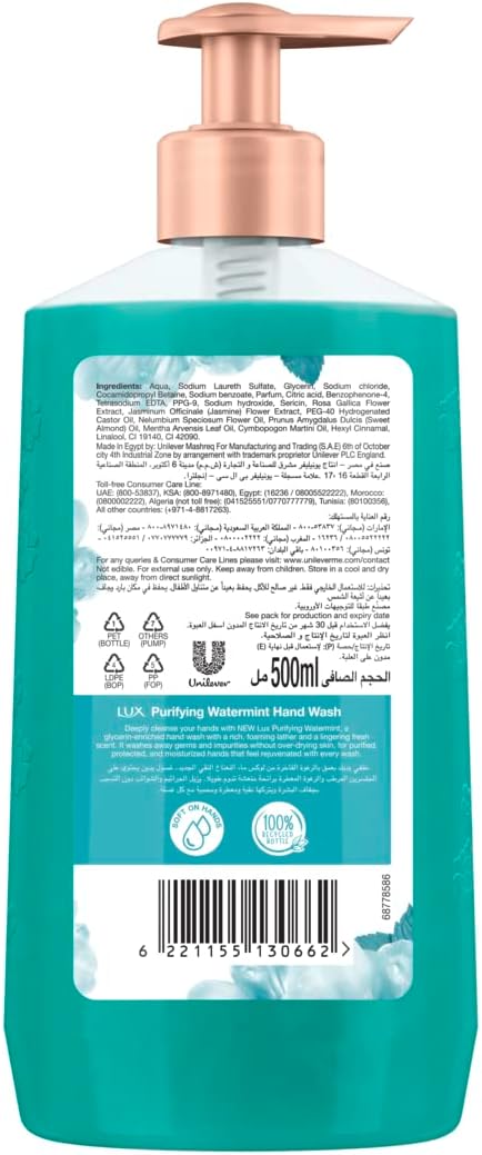 Lux Purifying Watermint Hand Wash