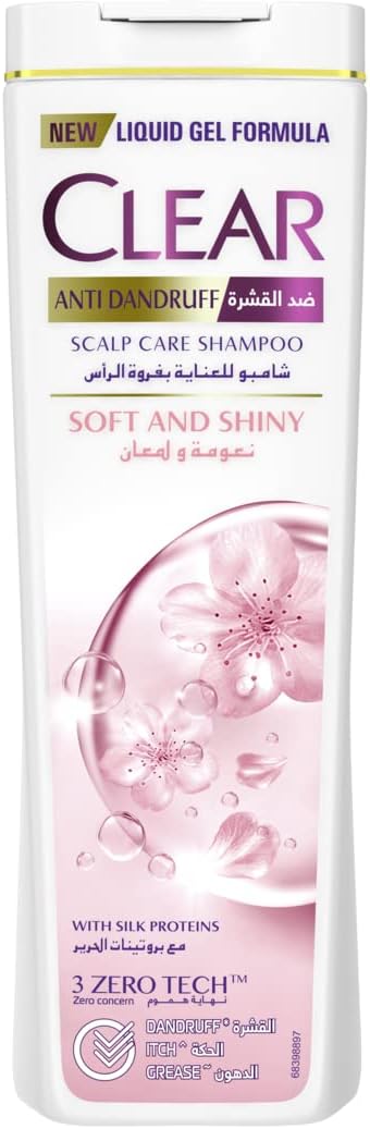 Clear Anti Dandruff Soft & Shiny Shampoo For Women
