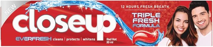 Closeup Ever Fresh Trippel Fresh Formula Red