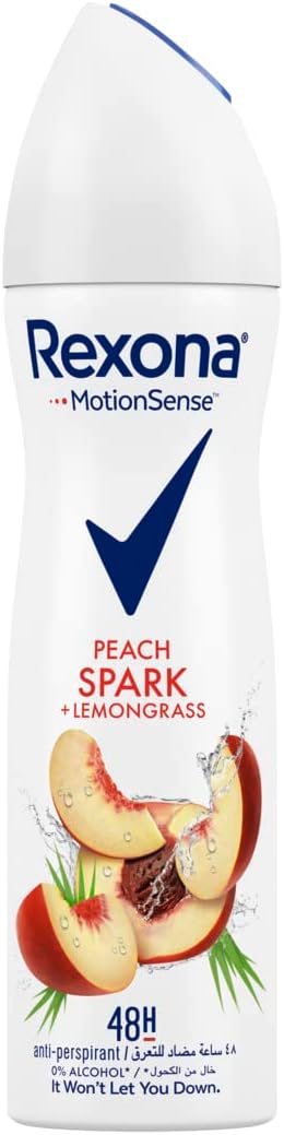 Rexona Peach Spark & Lemongrass - Antiperspirants Spray For Women Main image
