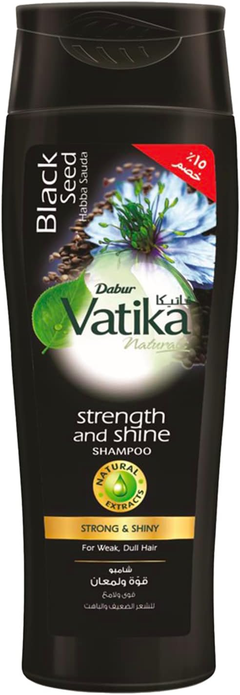 Vatika Dabur Black Seed Strength & Shine Shampoo