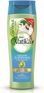 Vatika Dabur Coconut & Castor Volume and Thickness Shampoo