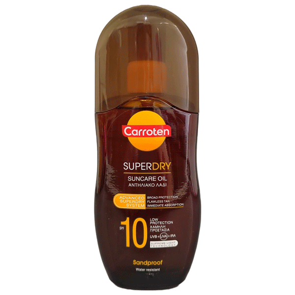Carroten Suncare Super Dry Oil Spray Spf 10