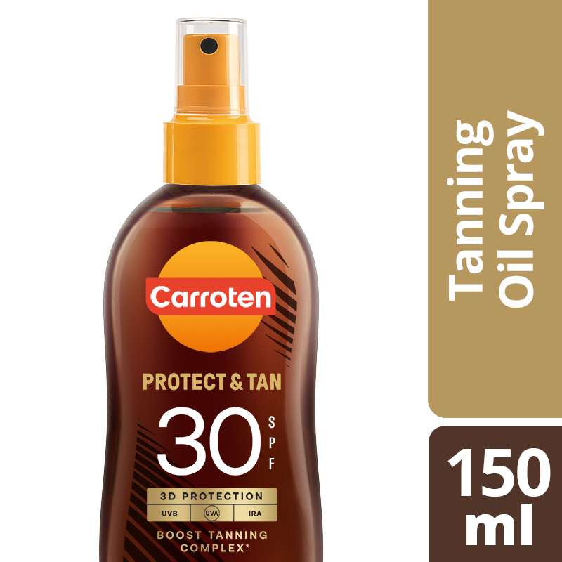 Carroten Suncare Protect & Tan Oil Spray Spf 30