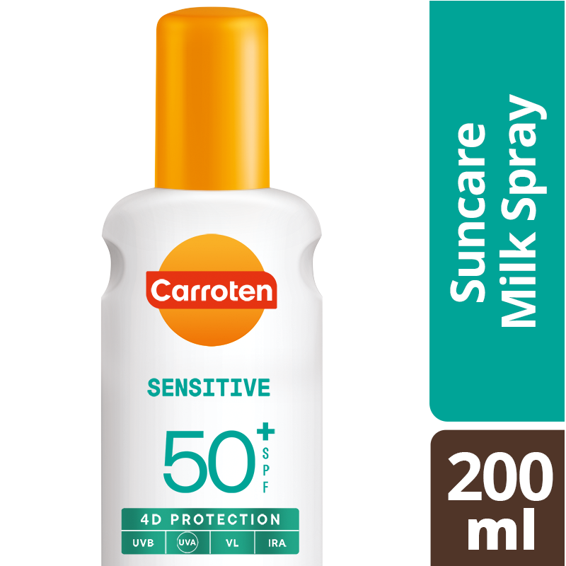 Carroten Suncare Sensitive 4D Protection Milk Spray Spf 50+