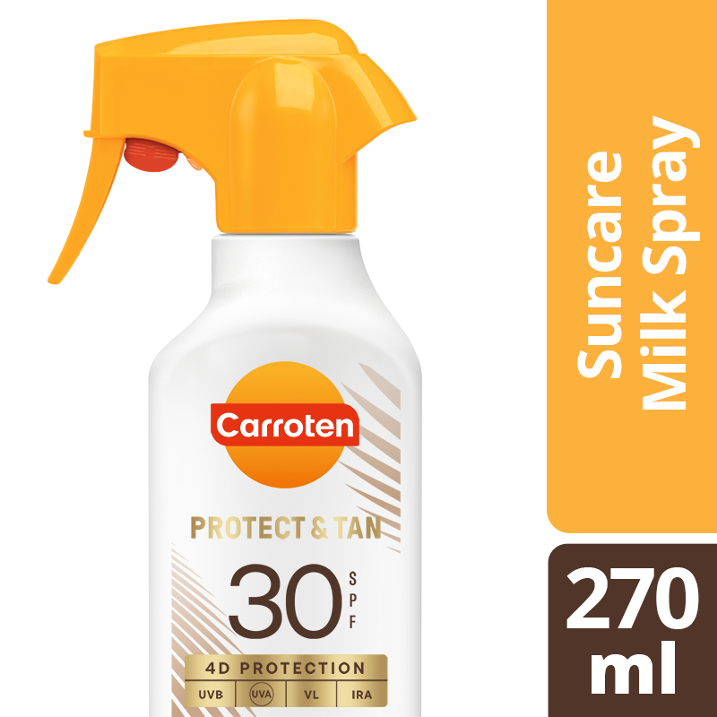 Carroten Suncare Protect & Tan 4D Milk Spray Spf 30