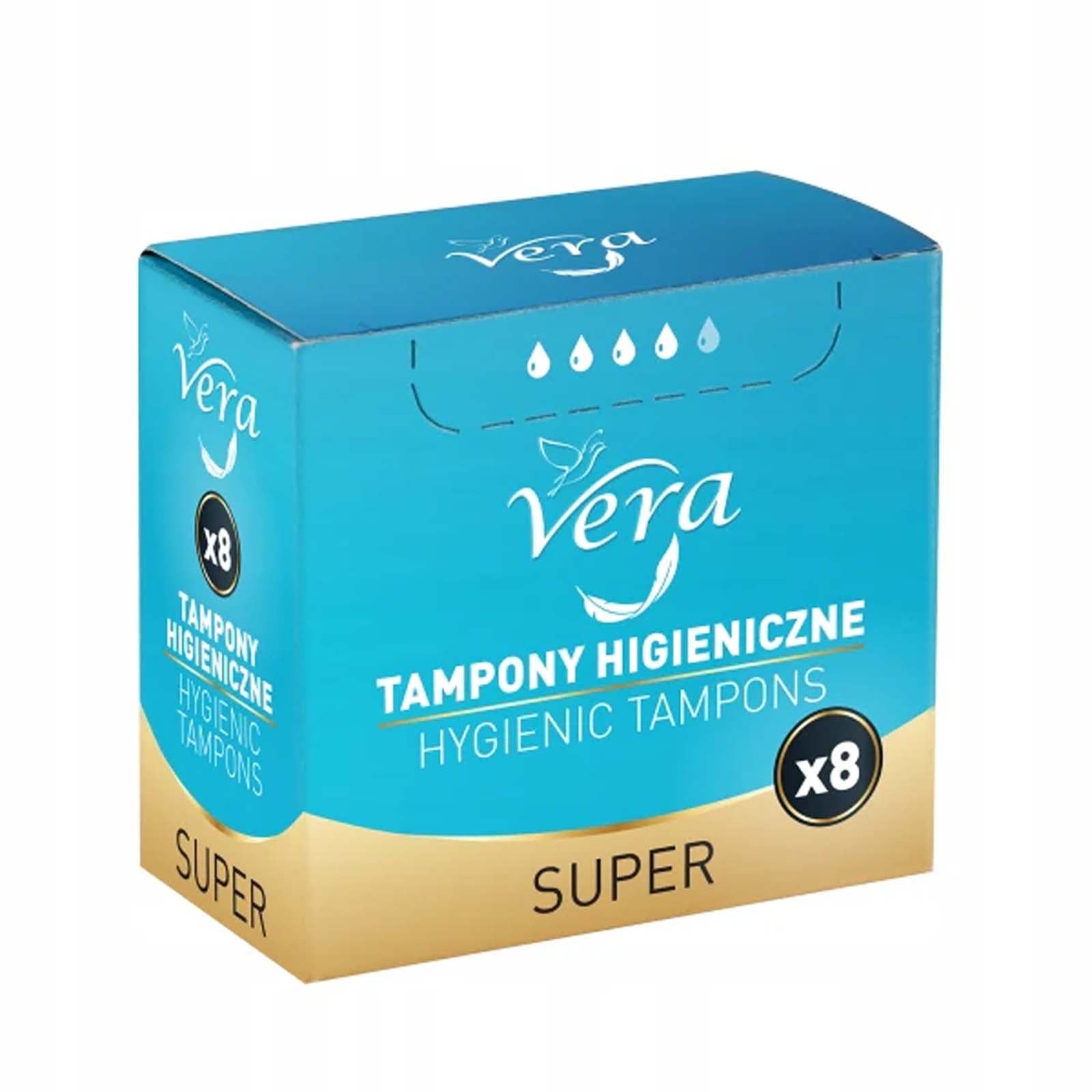 Vera Super Tampons Blue 8 Pieces
