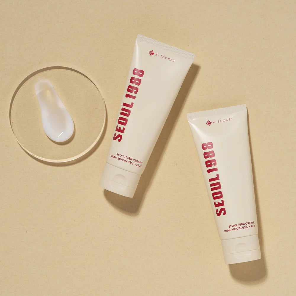 K-Secret - Seoul 1988 Cream Snail Mucin 93% + Rice Secondary image