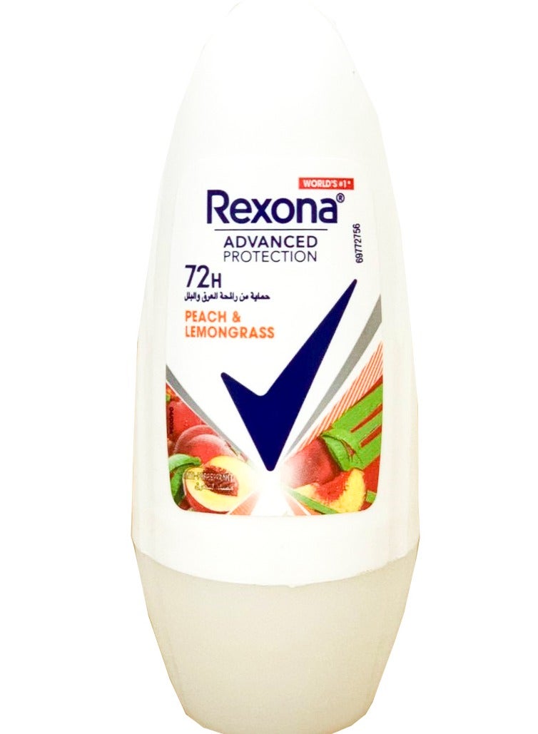 Rexona Peach Spark & Lemongrass Antiperspirant Roll On For Women