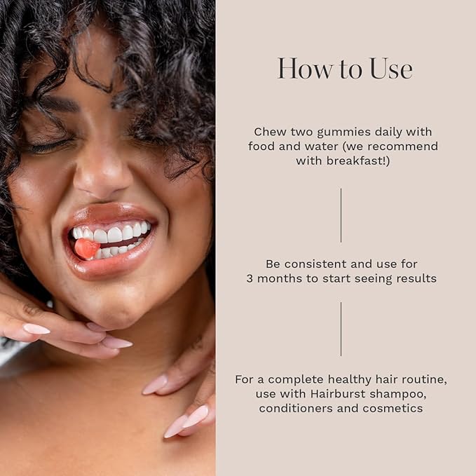 Hairburst Chewable Hair Vitamins 60 Pieces