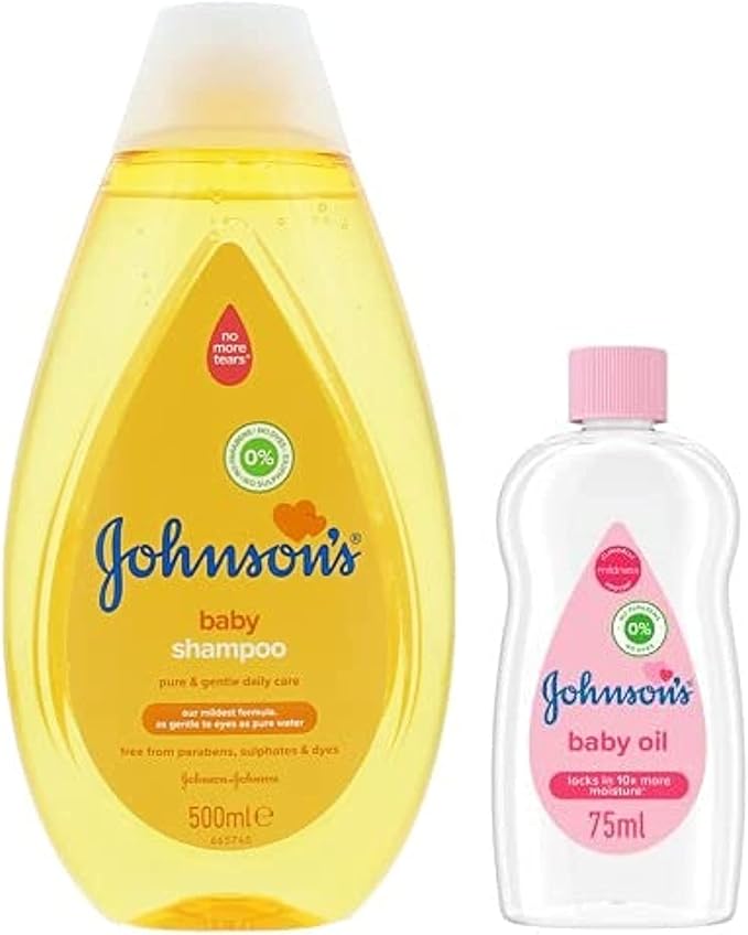 Johnsons Baby Shampoo 500 ml + Baby Oil 75 ml Main image