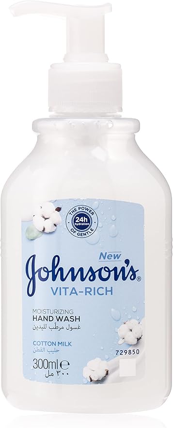 Johnsons Cotton Milk Vita-Rich Moisturizing Hand Wash Main image