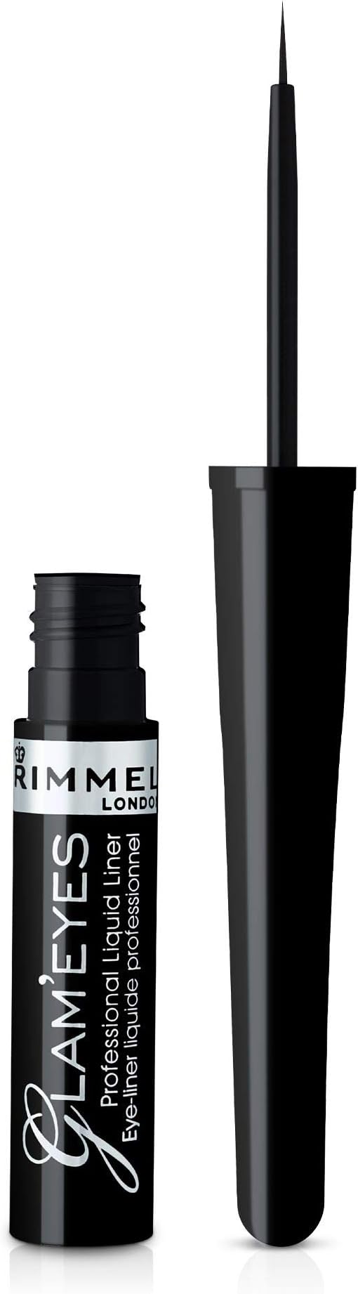 Rimmel London Glameyes Professional Liquid Liner 001 Black Glamour