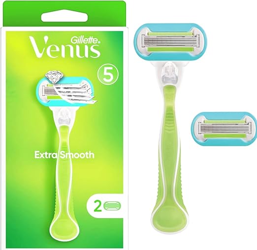 Gillette Venus Extra Smooth 5 Blades 2 Refills For Women